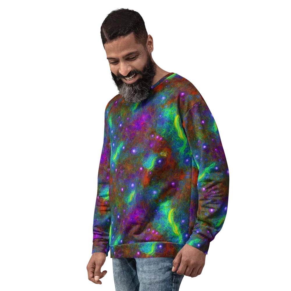 Orbital Thicket on Sweatshirt — Left Front