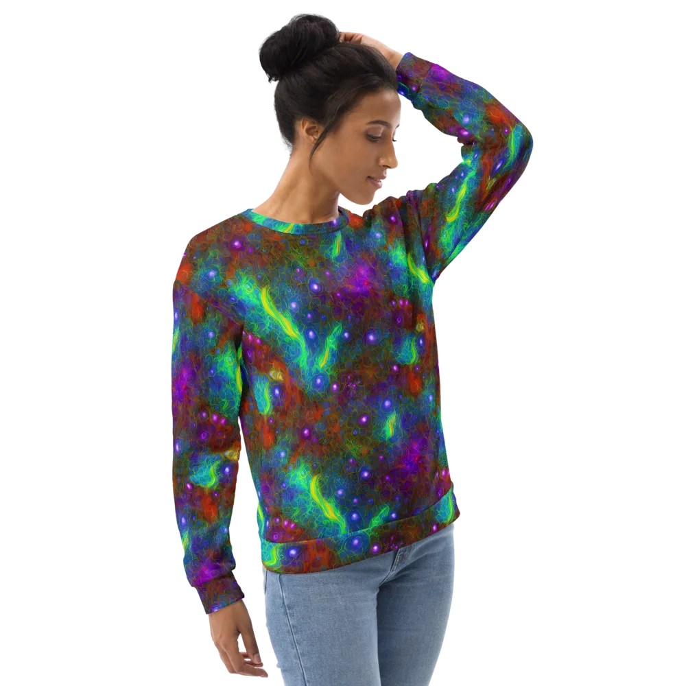 Orbital Thicket on Sweatshirt — Right Front