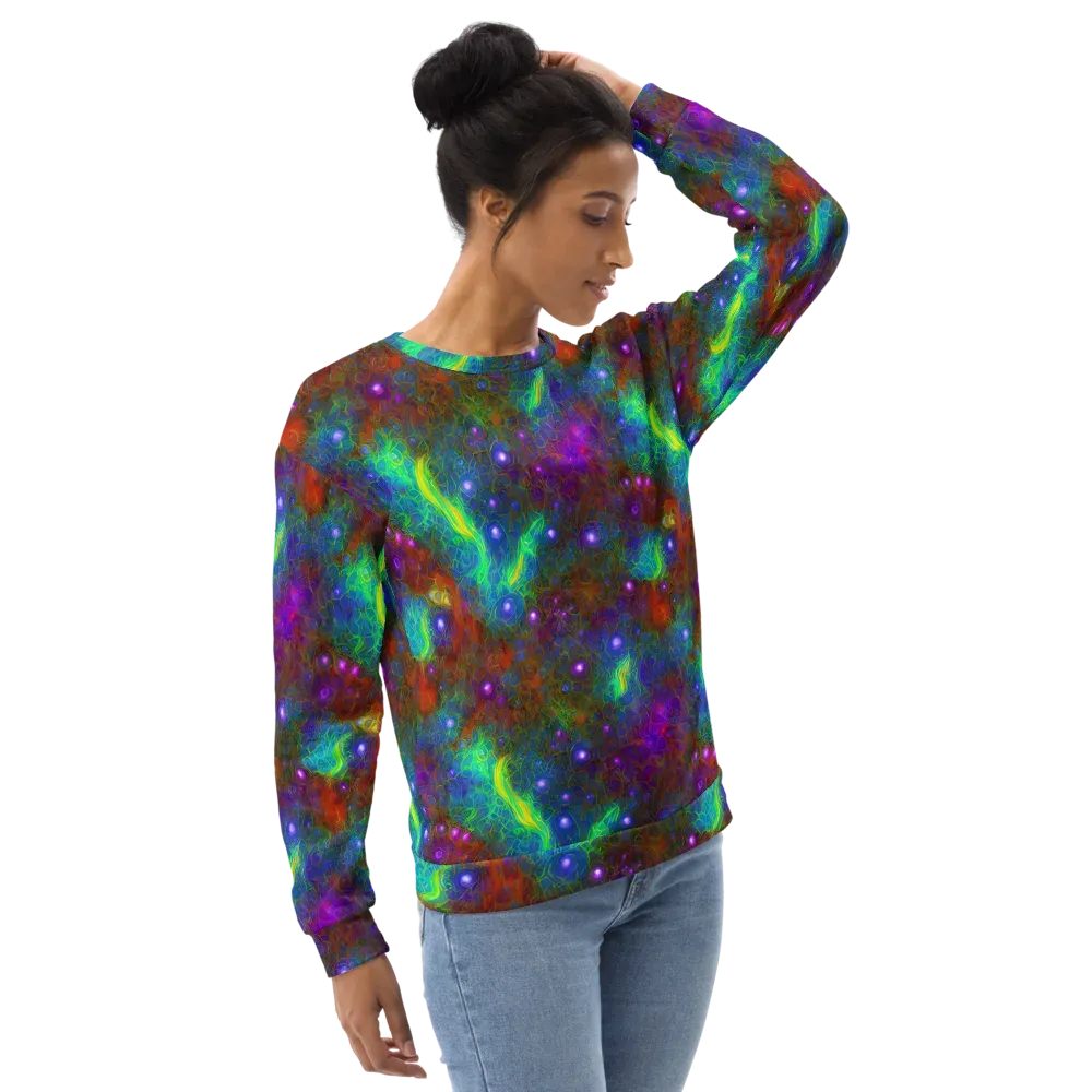 Orbital Thicket on Sweatshirt — Right Front