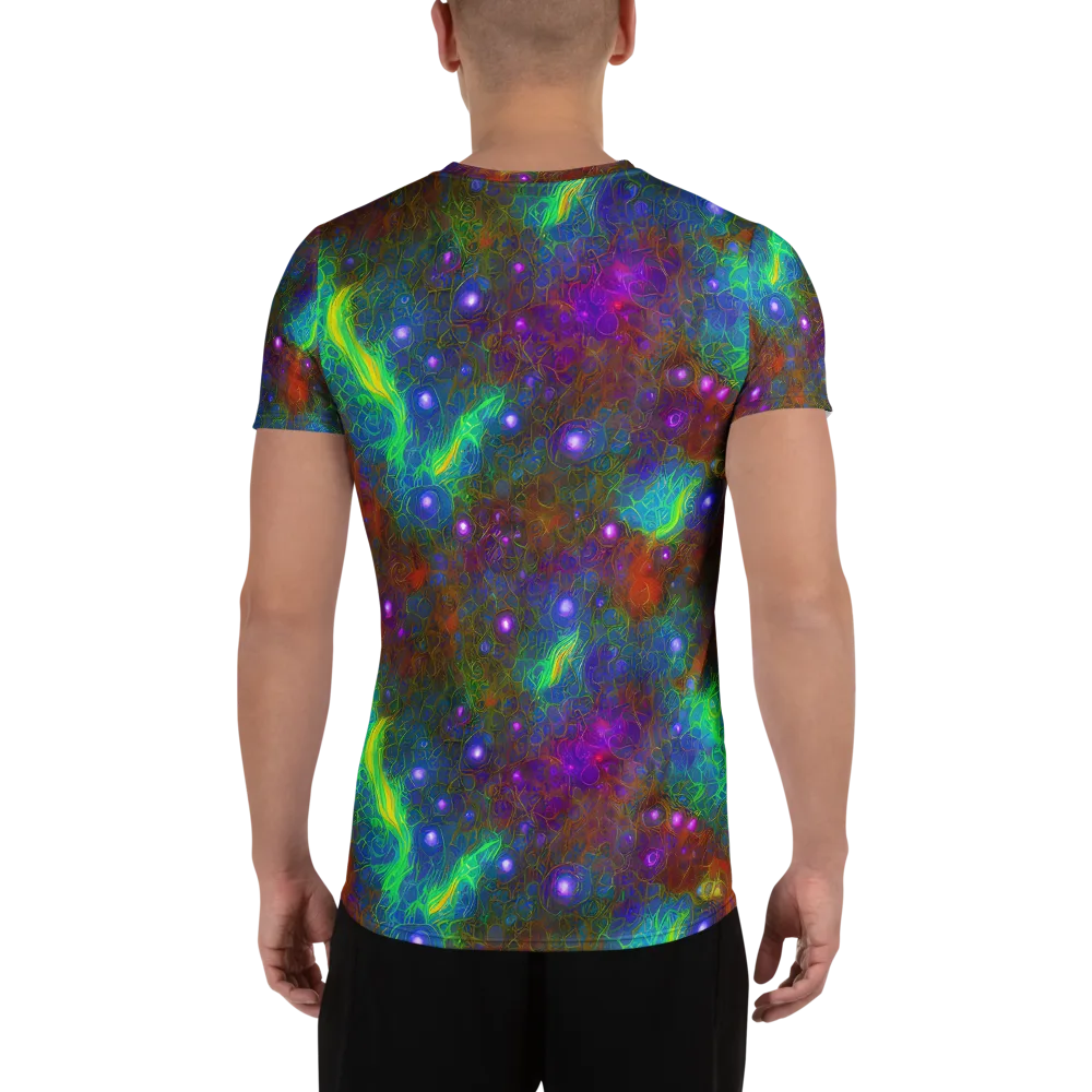 Orbital Thicket on Men's Athletic T-Shirt — Back