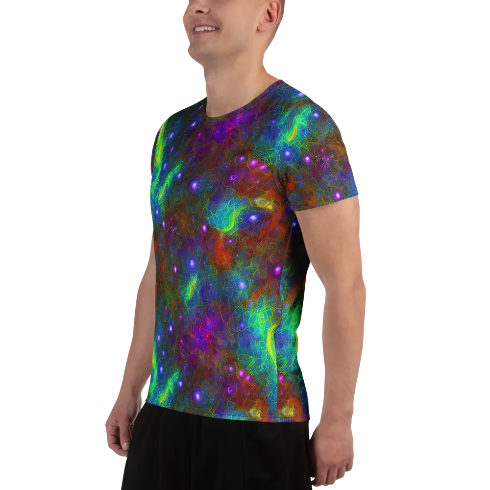 Orbital Thicket on Men's Athletic T-Shirt — Left