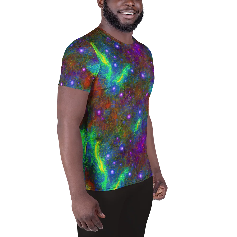 Orbital Thicket on Men's Athletic T-Shirt — Right
