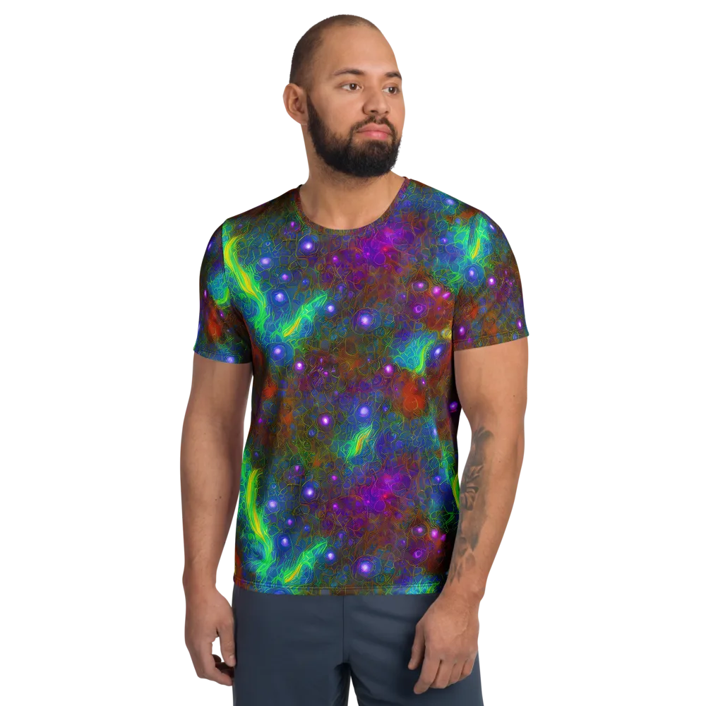 Orbital Thicket on Men's Athletic T-Shirt — Front