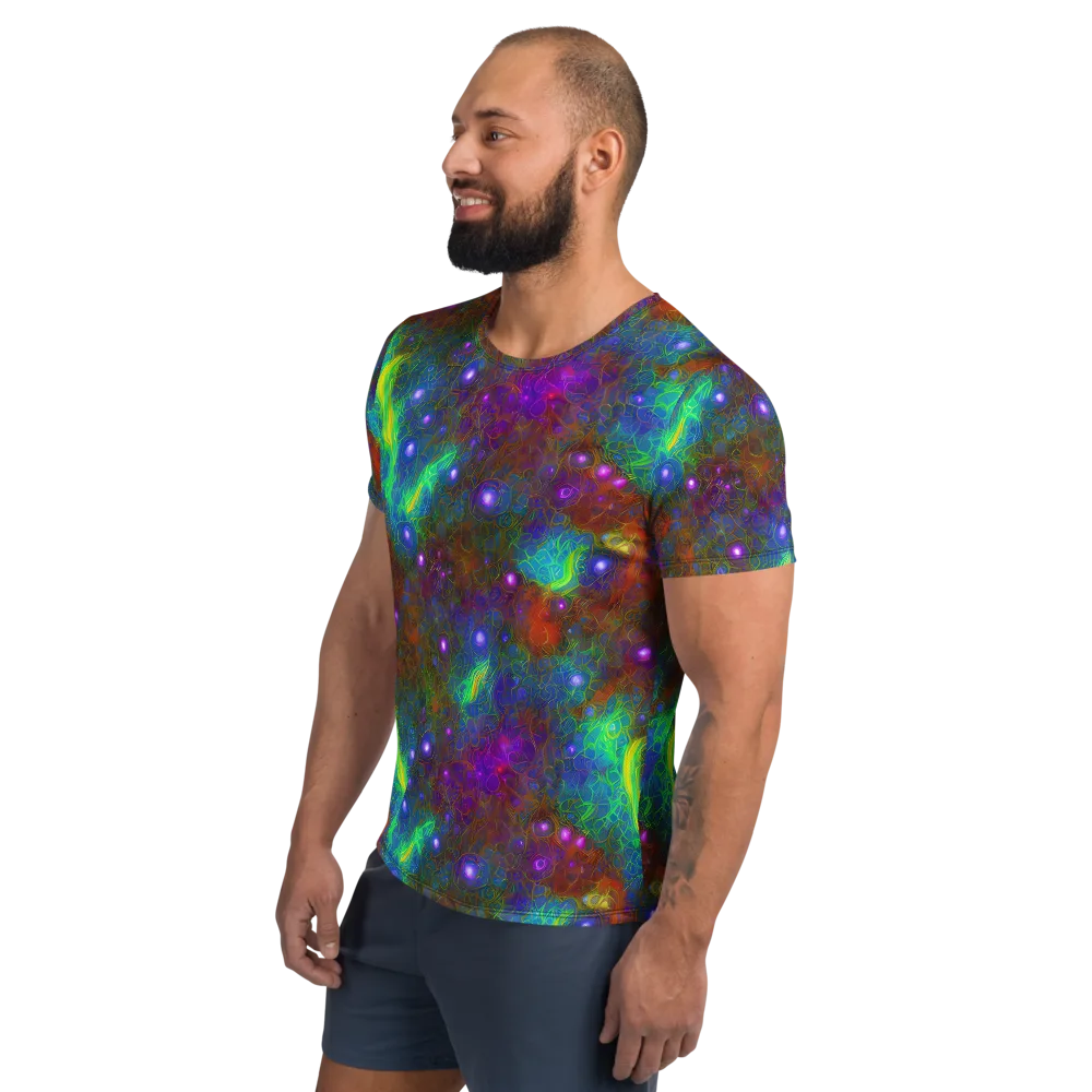 Orbital Thicket on Men's Athletic T-Shirt — Left