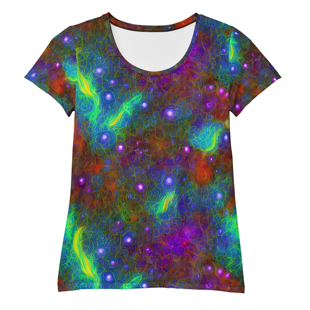 Orbital Thicket on Women's Athletic T-Shirt — Front