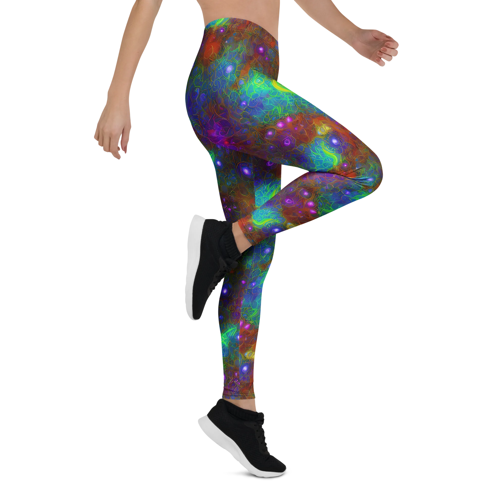 Orbital Thicket on Leggings — Right
