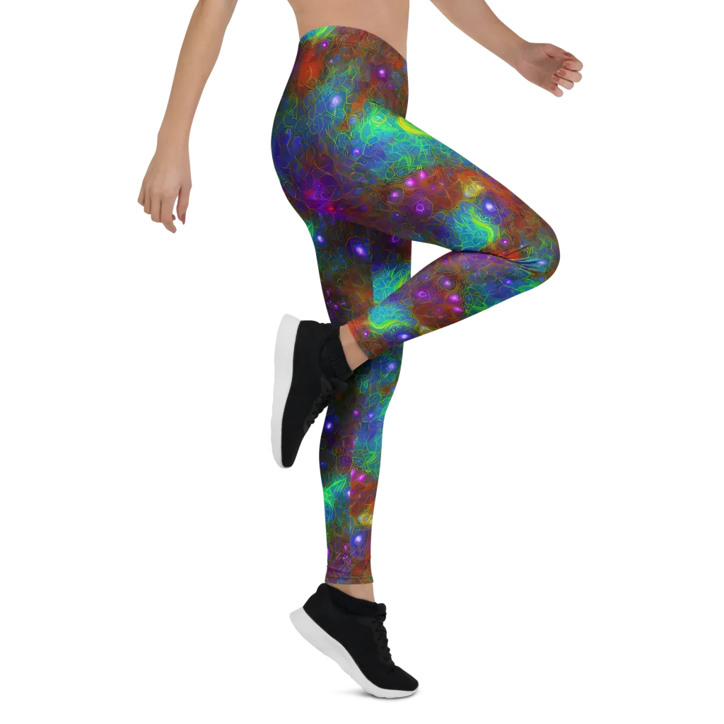Orbital Thicket on Leggings — Right