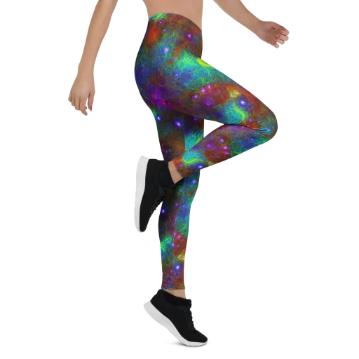Orbital Thicket on a Leggings