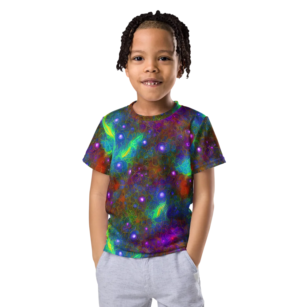 Orbital Thicket on Kids Crew Neck T-Shirt — Front