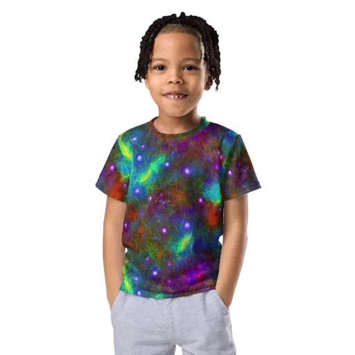 Orbital Thicket on a Kids Crew Neck T-Shirt
