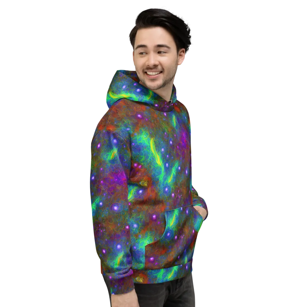 Orbital Thicket on Hoodie — Right
