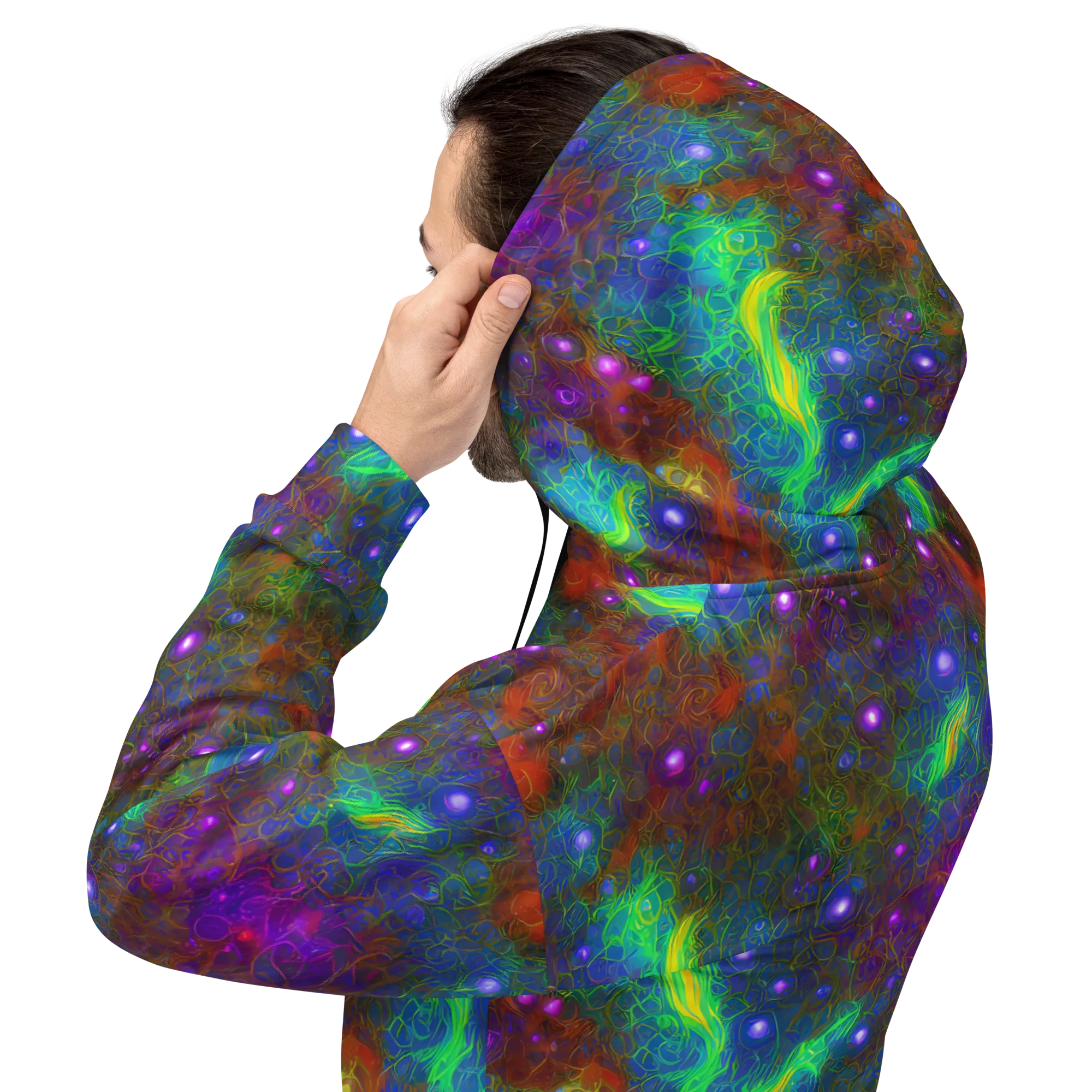 Orbital Thicket on Hoodie — Back