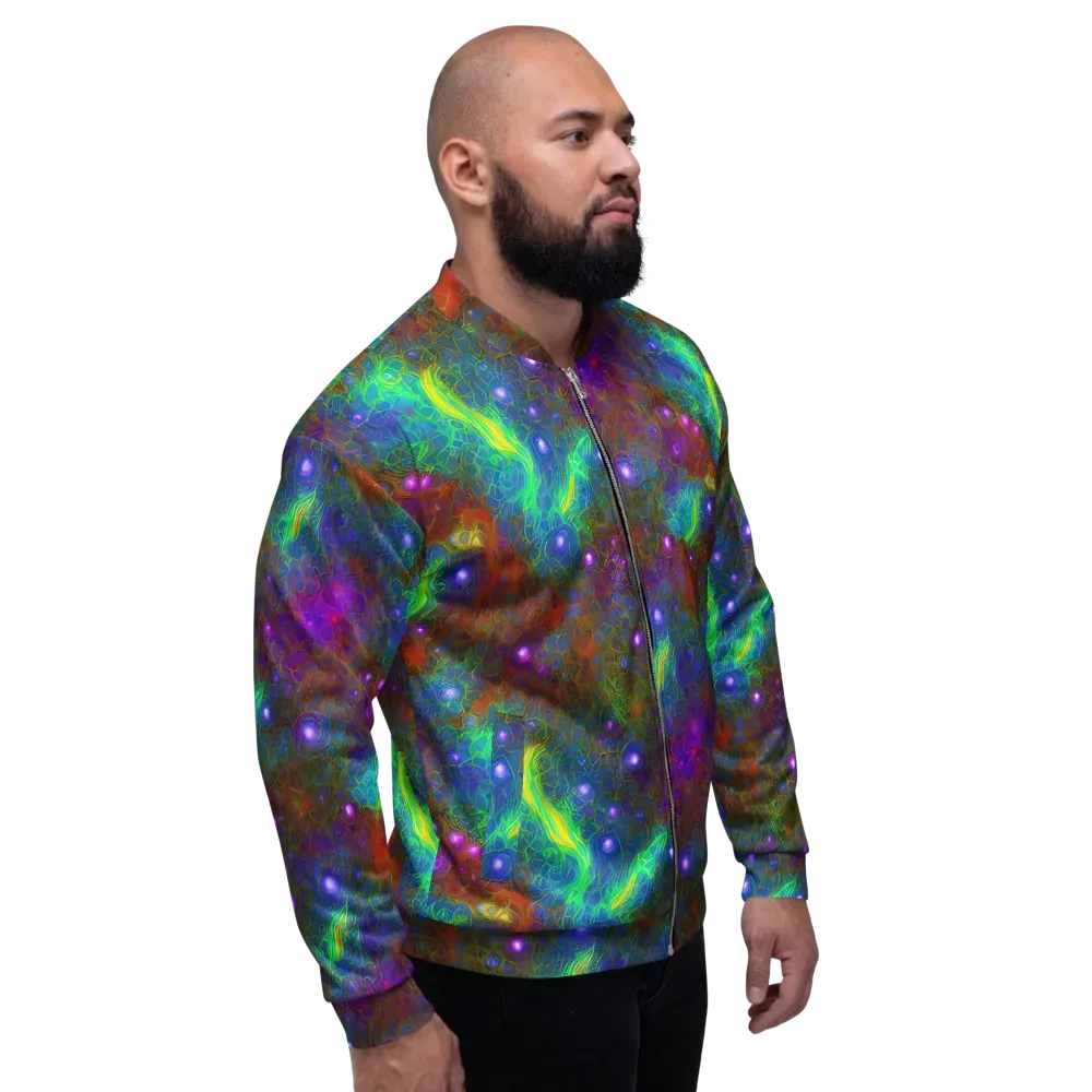Orbital Thicket on Bomber Jacket — Right