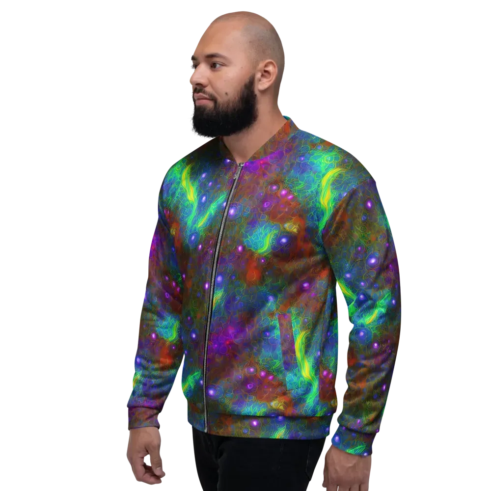 Orbital Thicket on Bomber Jacket — Left