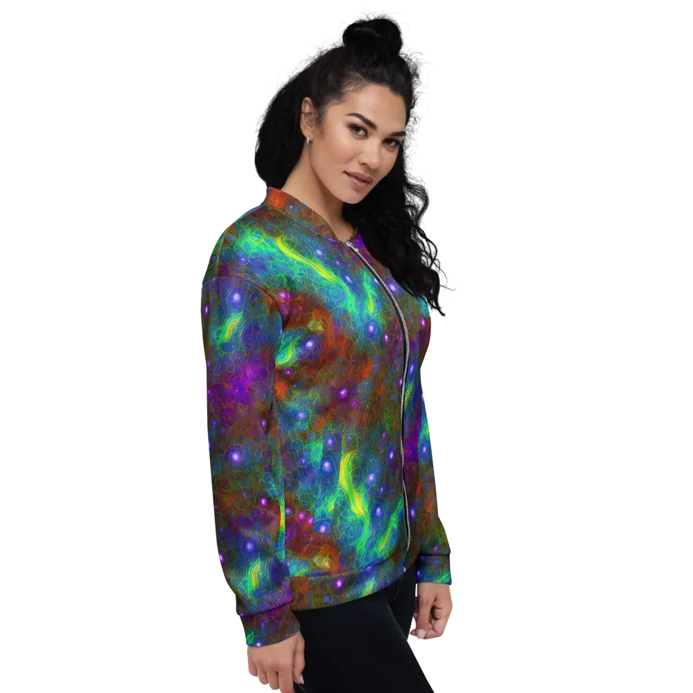 Orbital Thicket on Bomber Jacket — Right