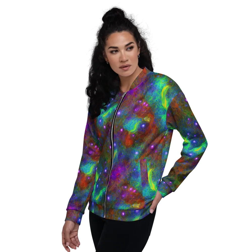 Orbital Thicket on Bomber Jacket — Left