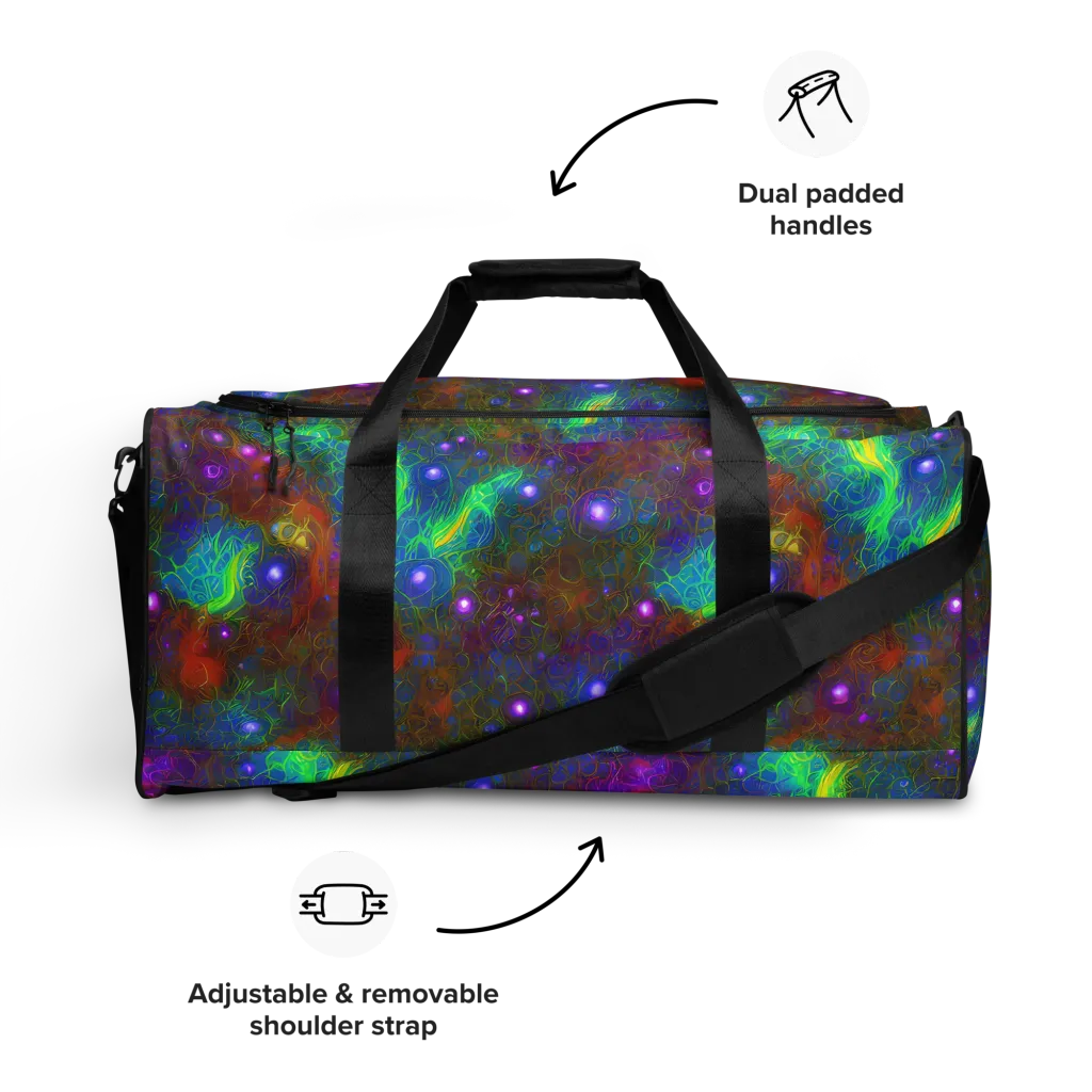 Orbital Thicket on Duffle Bag — Front