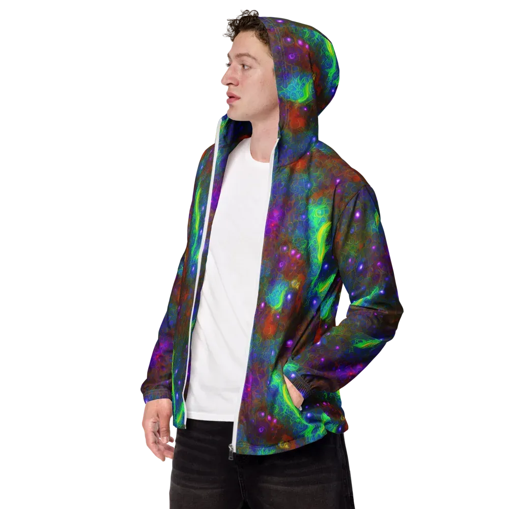 Orbital Thicket on Men's Windbreaker — Left Front