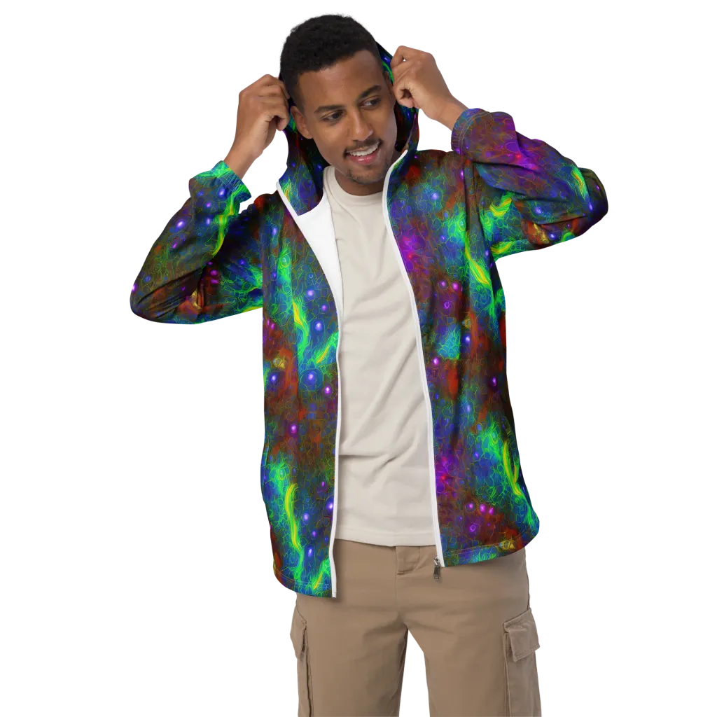 Orbital Thicket on Men's Windbreaker — Front