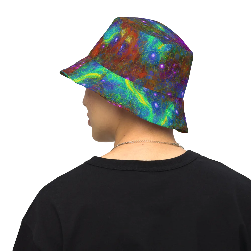 Orbital Thicket on Reversible Bucket Hat — Back Inside