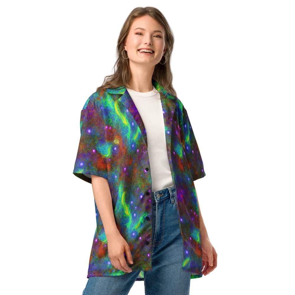 Orbital Thicket on Button Shirt — Front