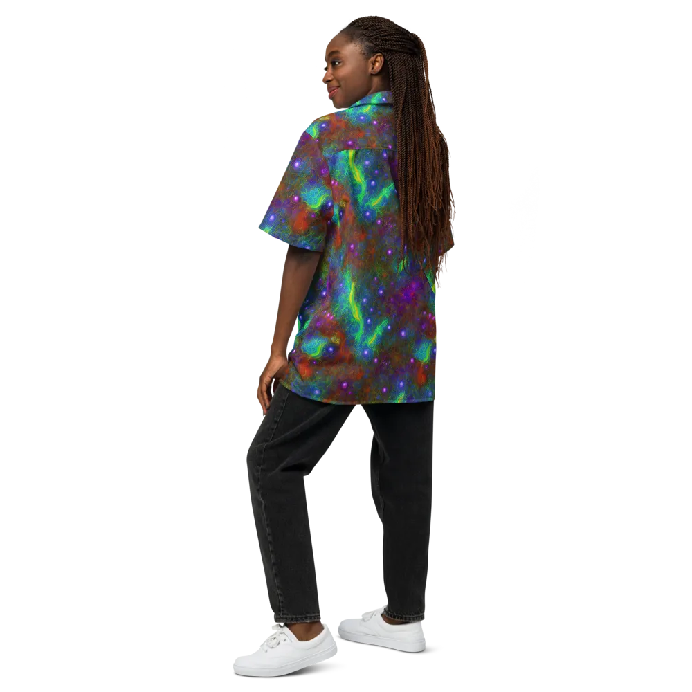 Orbital Thicket on Button Shirt — Back