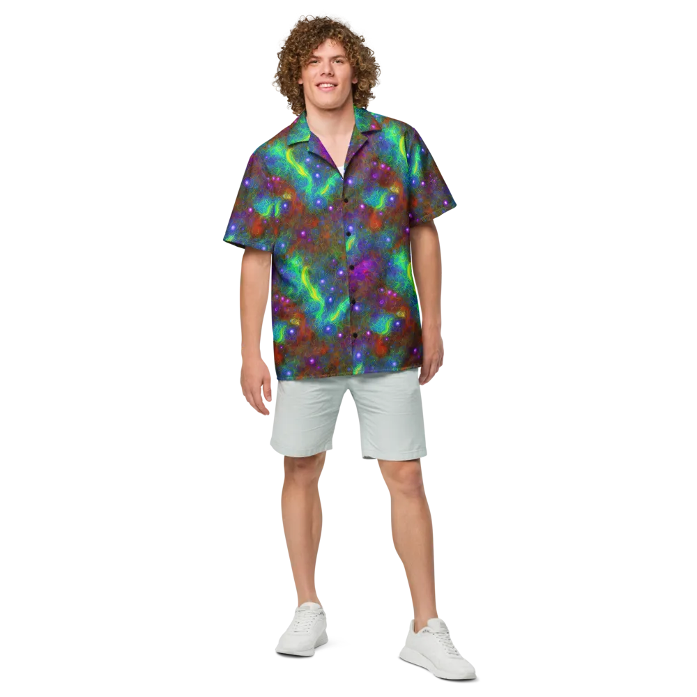 Orbital Thicket on Button Shirt — Front