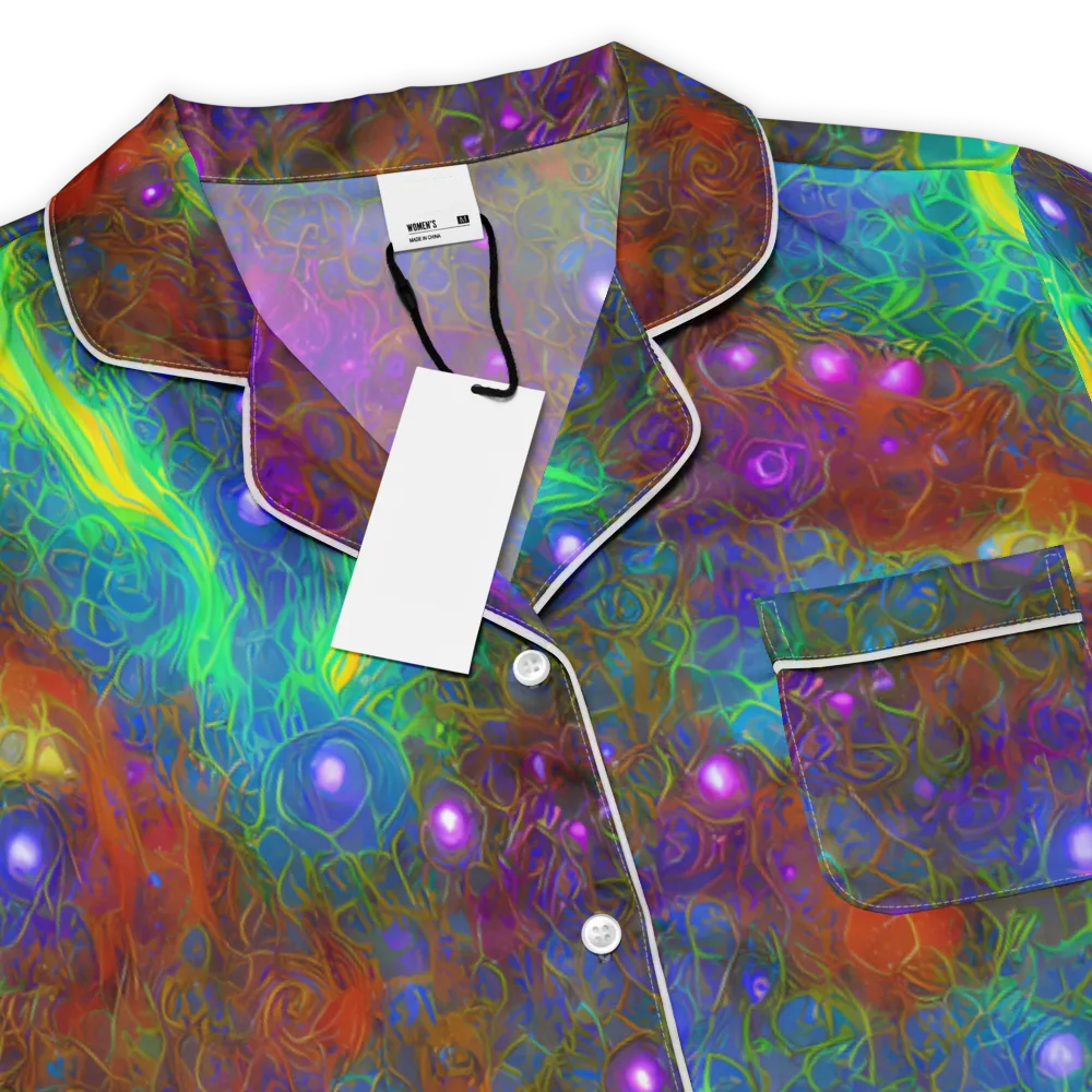 Orbital Thicket on Women's Short Sleeve Pajama Top — Product details
