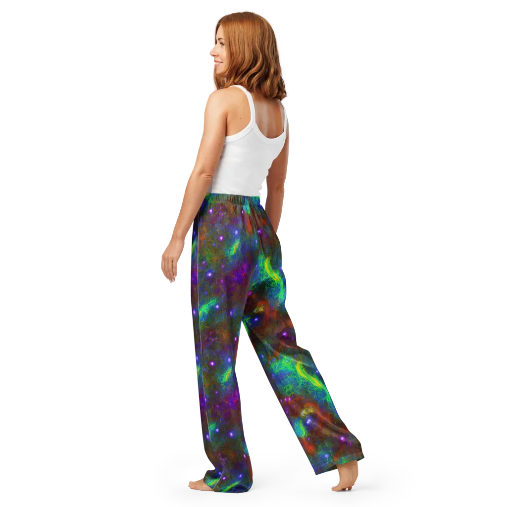 Orbital Thicket on Women's Pajama Pants — Back