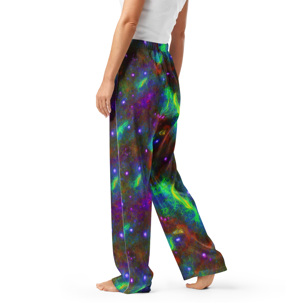 Orbital Thicket on Women's Pajama Pants — Left