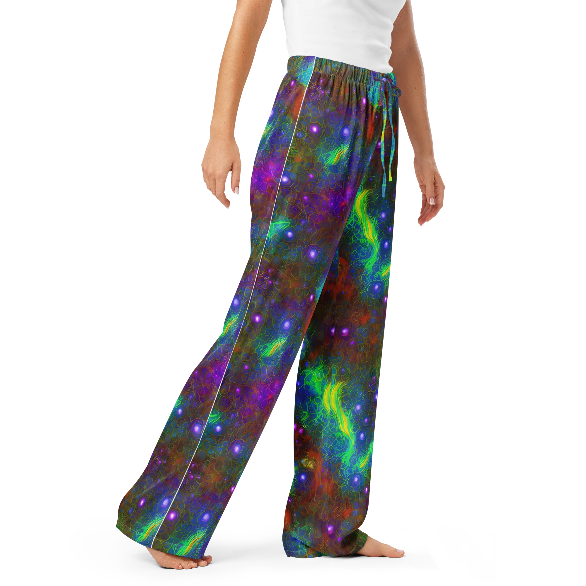 Orbital Thicket on Women's Pajama Pants — Right Front
