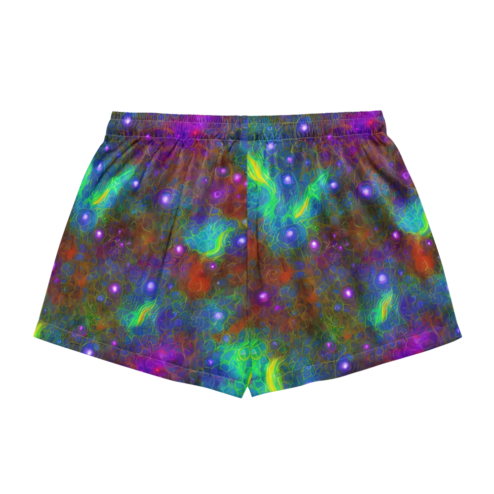 Orbital Thicket on Women's Pajama Shorts — Back