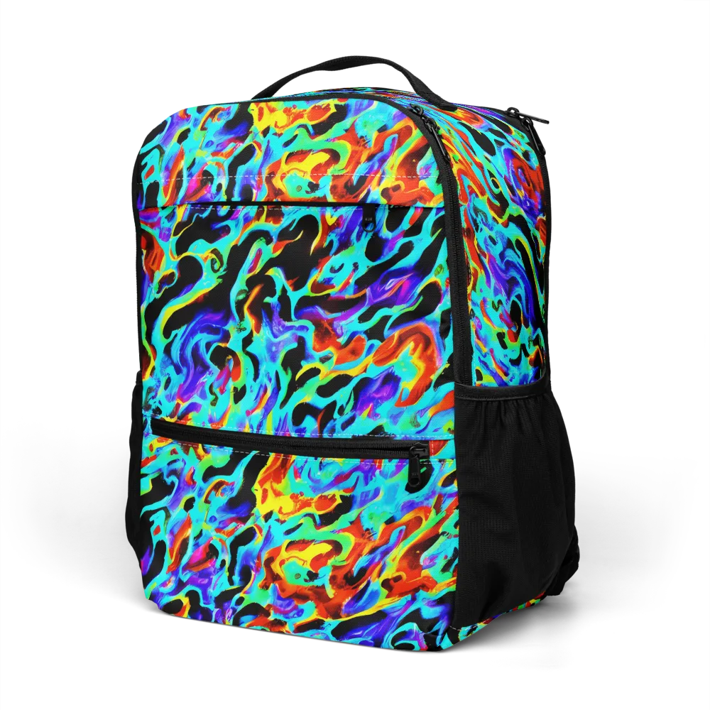 Sonic Paint on Utility Backpack — Left Front