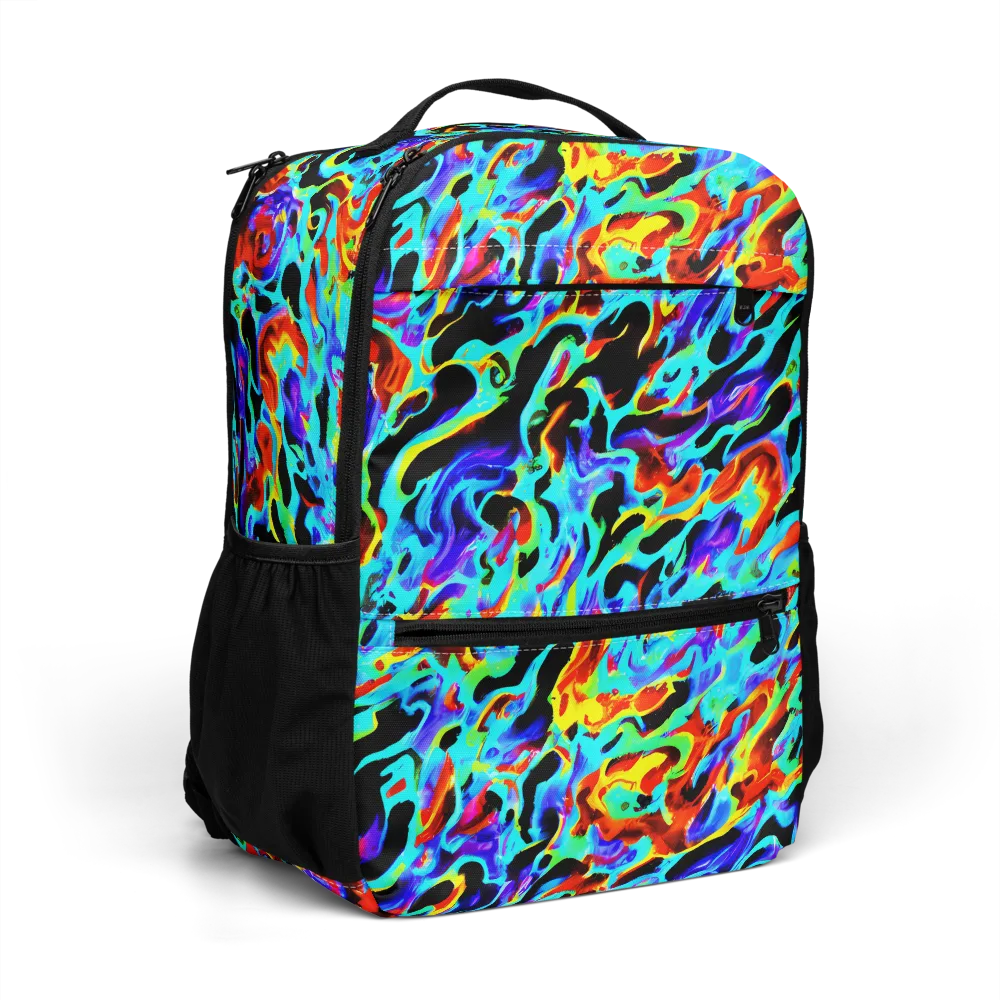 Sonic Paint on Utility Backpack — Right Front