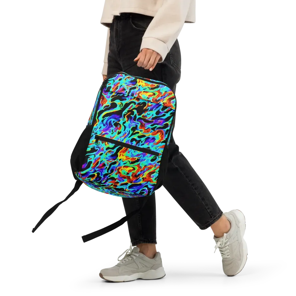 Sonic Paint on Utility Backpack — Front