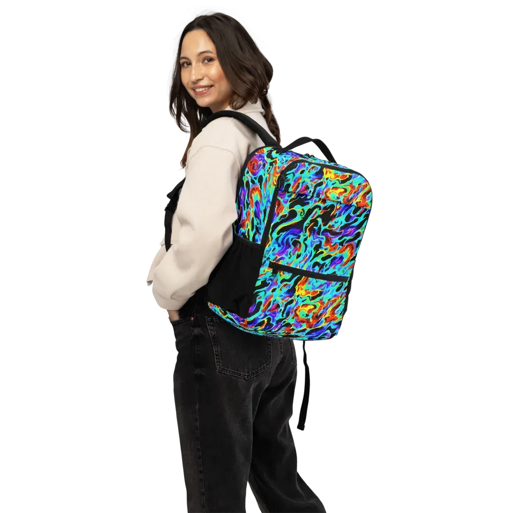 Sonic Paint on Utility Backpack — Back