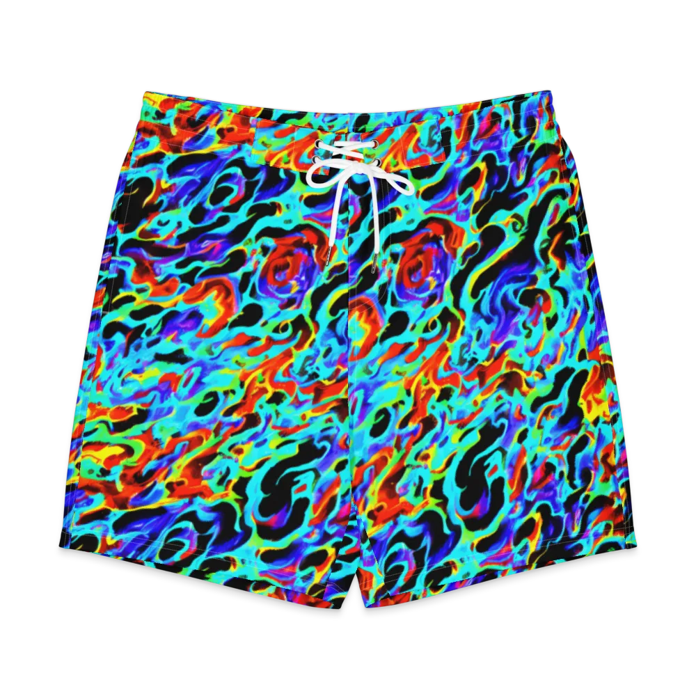 Sonic Paint on Men's Board Shorts — Front