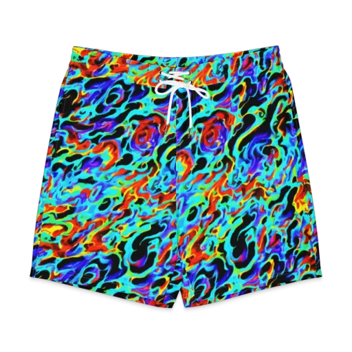 Sonic Paint on a Men's Board Shorts