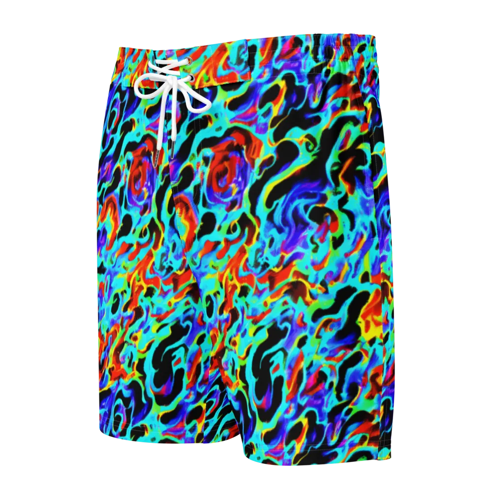 Sonic Paint on Men's Board Shorts — Front