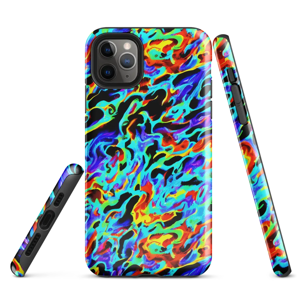 Sonic Paint on Tough Case for iPhone® — Front