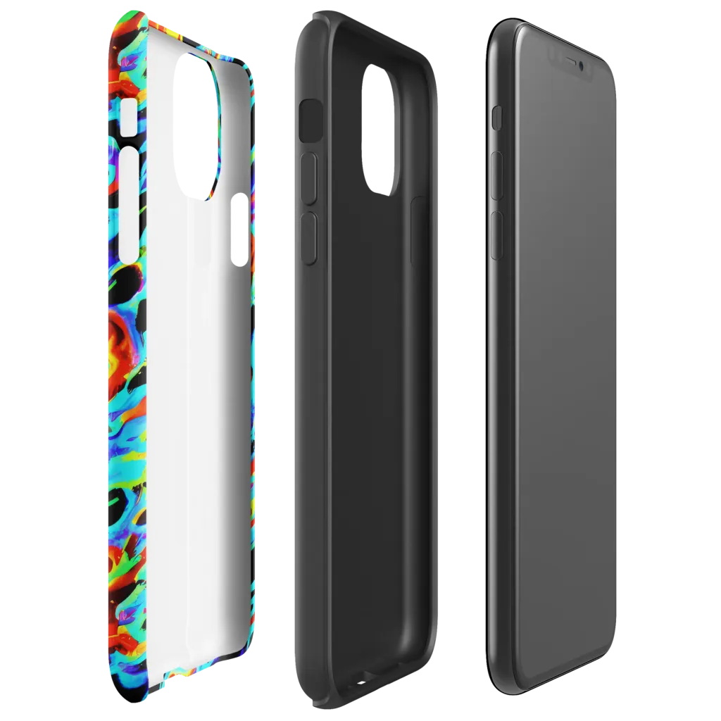 Sonic Paint on Tough Case for iPhone® — Right