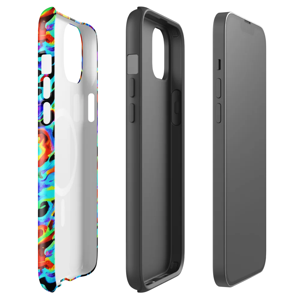 Sonic Paint on MagSafe Tough Case for iPhone® — Front