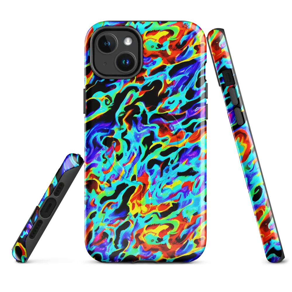 Sonic Paint on MagSafe Tough Case for iPhone® — Front