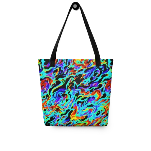 Sonic Paint on a Tote Bag