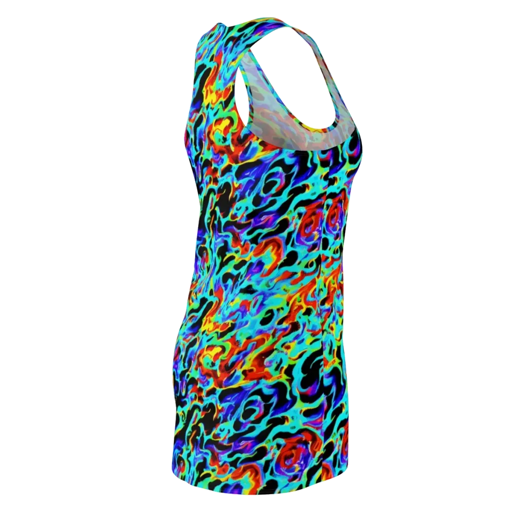 Sonic Paint on Racerback Dress — Back Side