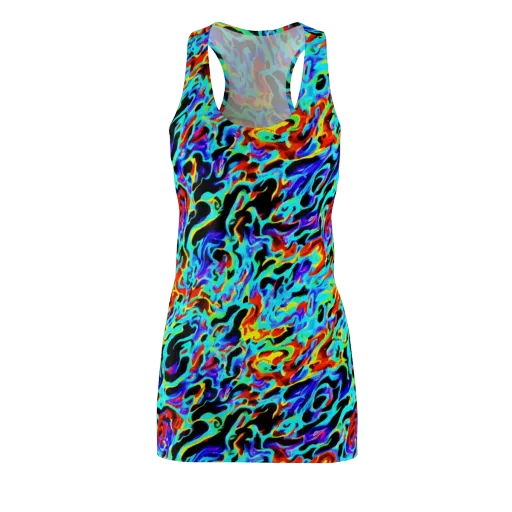 Sonic Paint on a Racerback Dress