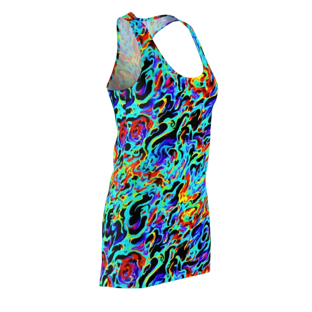 Sonic Paint on Racerback Dress — Front Side