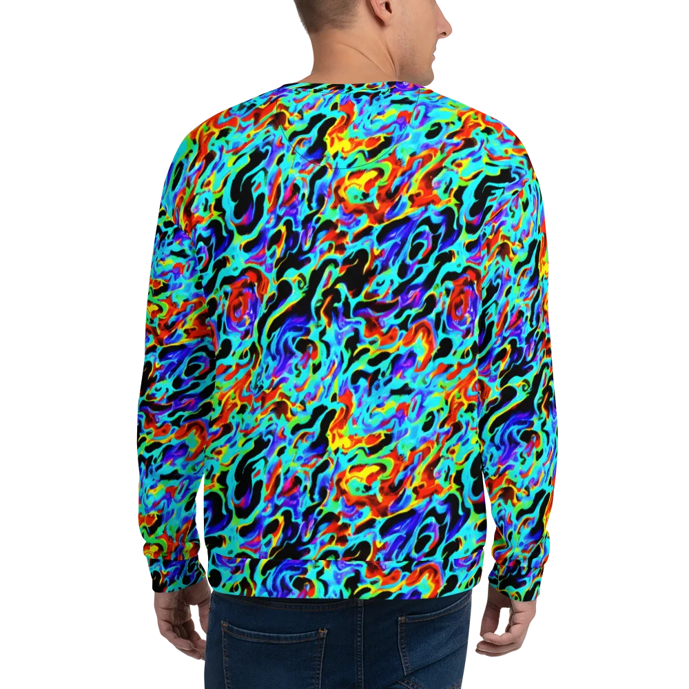Sonic Paint on Sweatshirt — Back
