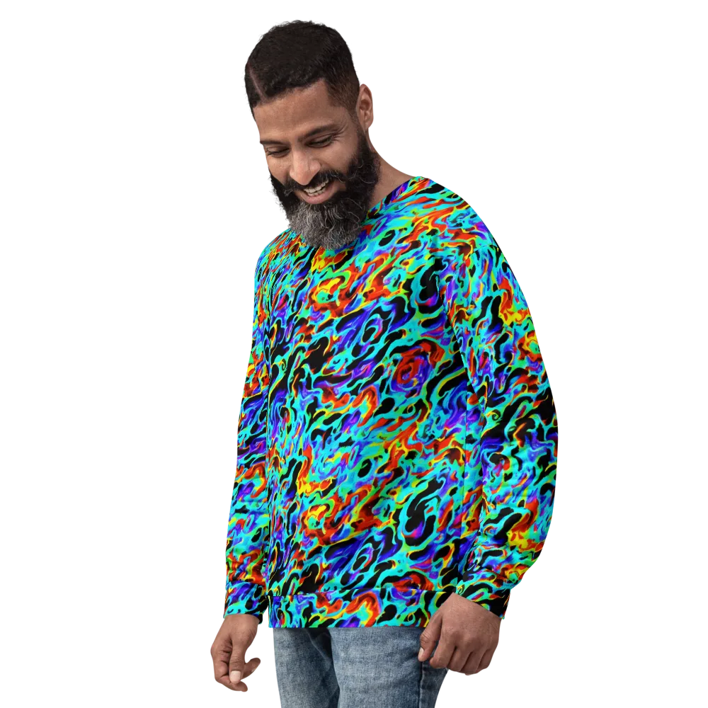 Sonic Paint on Sweatshirt — Left Front