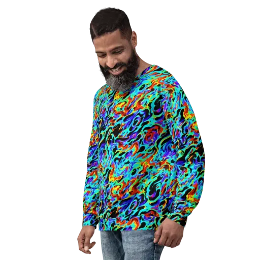 Sonic Paint on a Sweatshirt